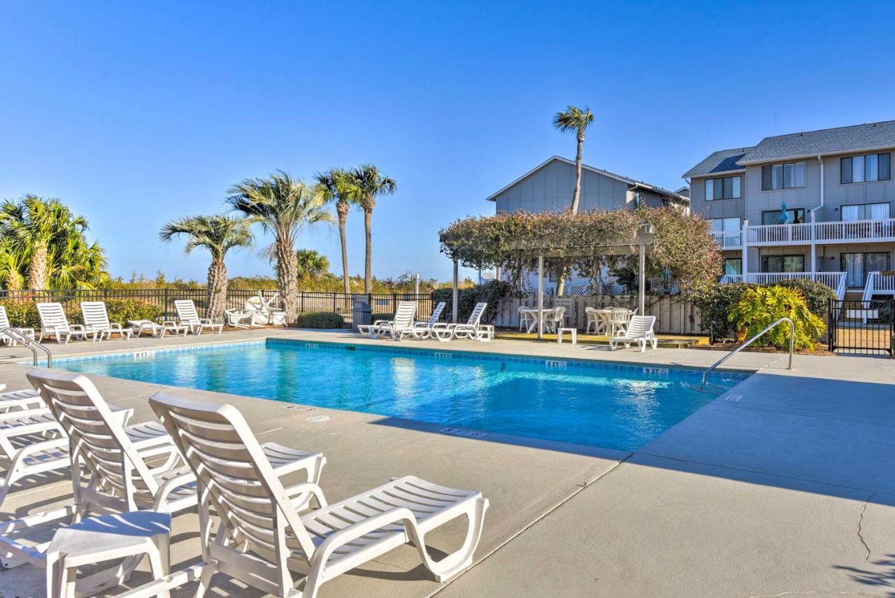 Ocean-View Saint Helena Island Condo - Pool Access Oceanmarsh Subdivision Esterno foto