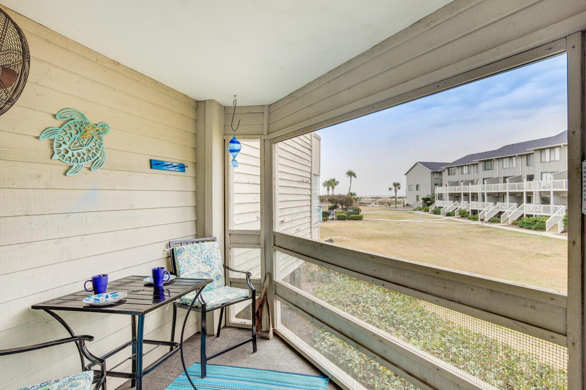 Ocean-View Saint Helena Island Condo - Pool Access Oceanmarsh Subdivision Esterno foto