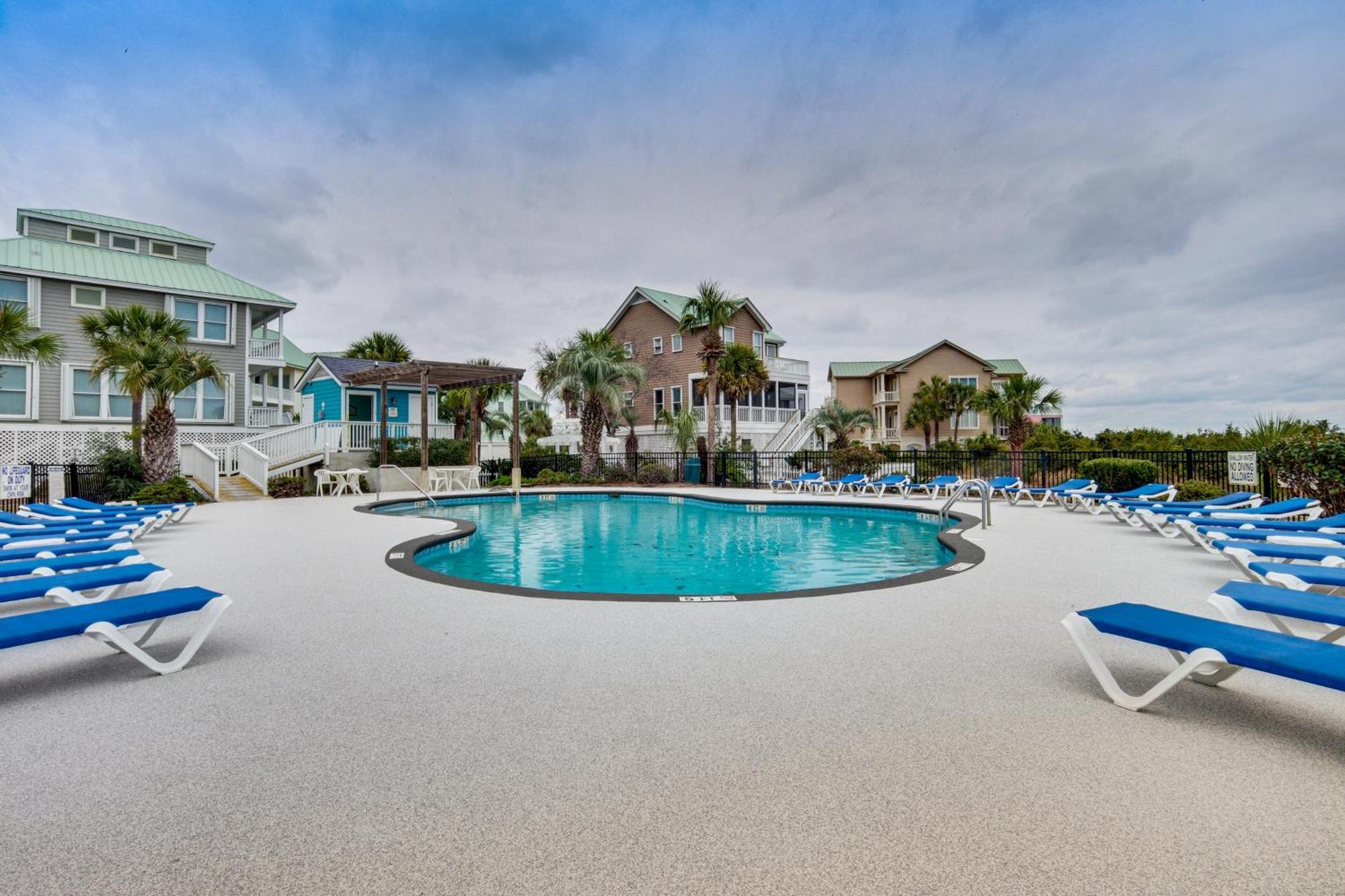 Ocean-View Saint Helena Island Condo - Pool Access Oceanmarsh Subdivision Esterno foto